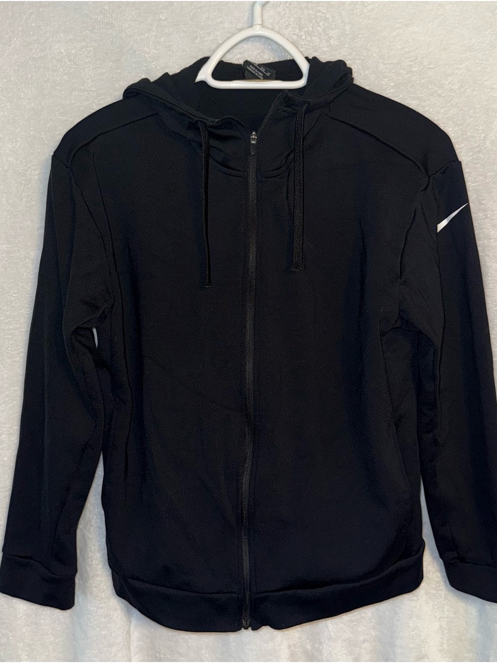 Nike size xs women’s black zip up jacket
